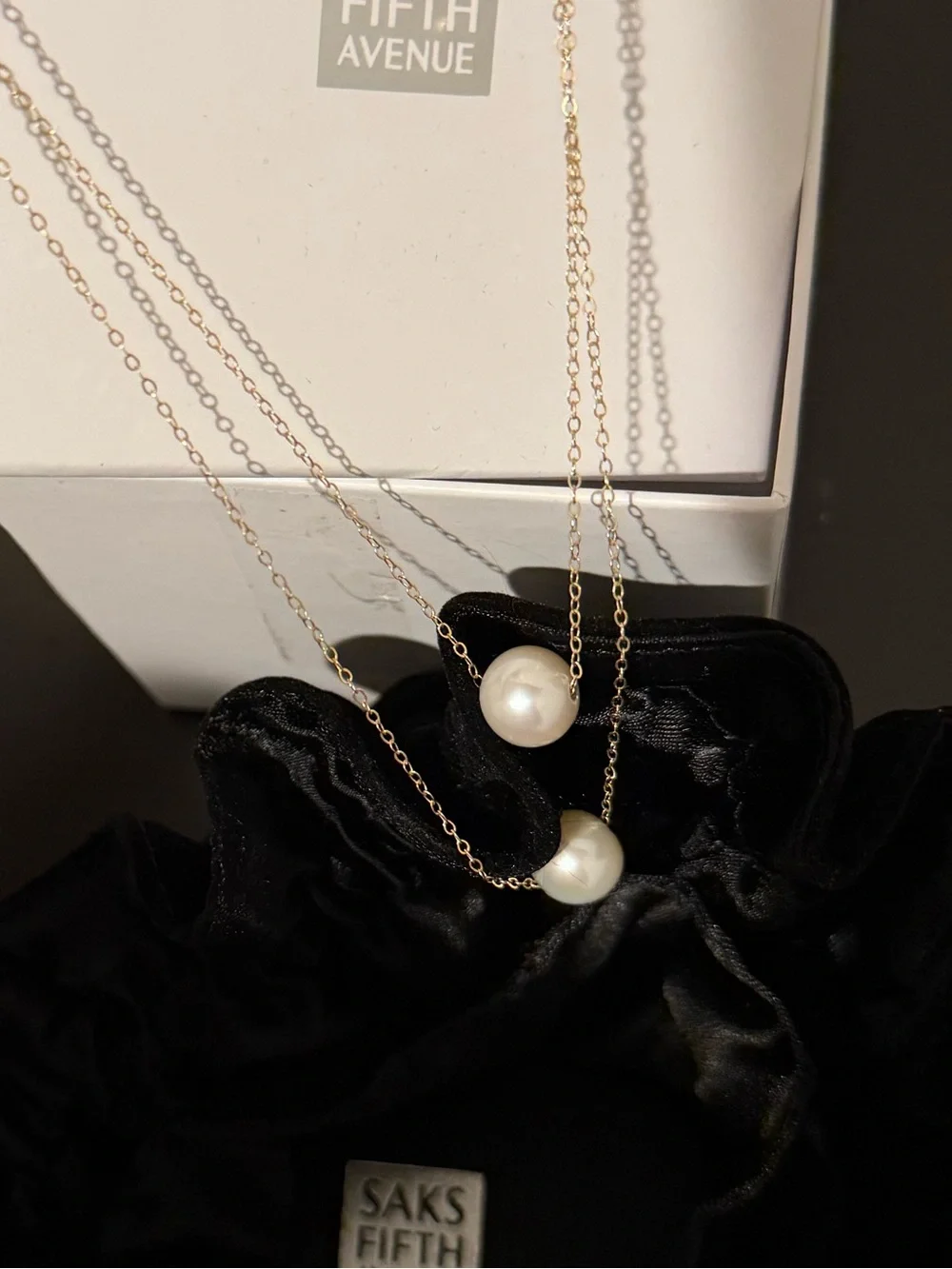 Saks Fifth Avenue Gold Lobster Clasp Necklace - Picture 3 of 5